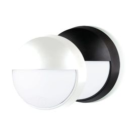 Luceco EBEE10S40 Eco Black or White IP54 10W 400lm 4000K 215mm Round Eyelid LED Residential Bulkhead image