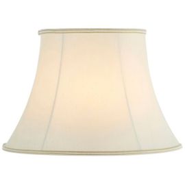 Endon Lighting CELIA-14 Celia Cream Faux Silk 14 Inch Lamp Shade