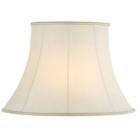 Endon Lighting CELIA-16 Celia Cream Faux Silk 16 Inch Lamp Shade image