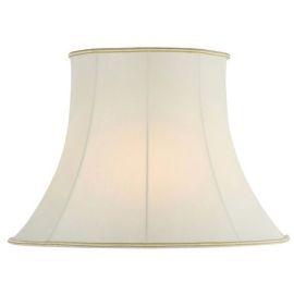 Endon Lighting CELIA-20 Celia Cream Faux Silk 20 Inch Lamp Shade