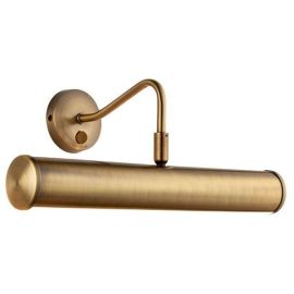 Endon Lighting PL350-E14-SWAN Turner Antique Brass IP20 2x6.2W E14 355mm Wall Picture Light image