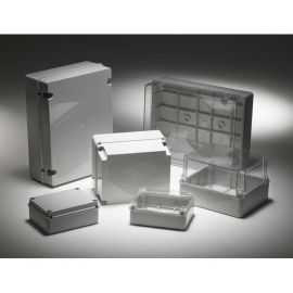 Europa PB526219C IP67 IK10 260x210x90mm Clear Lid Insulated ABS Adaptable Box image