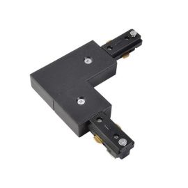 Black Culina L Connector for Single Circuit Track 240V image