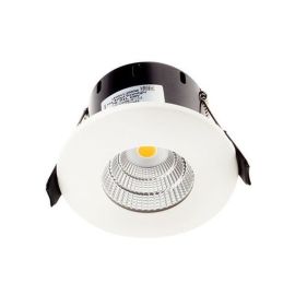 GreenBrook VC4KW Vela Compact White IP65 7W 640lm 4000K Fixed LED Downlight image