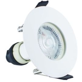 Integral LED ILDLFR70D001 Evofire White IP65 70mm Fire Rated Static Downlight with GU10 Holder