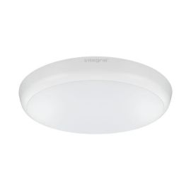Integral LED ILBHC009 Slimline White IP54 12W 4000K Non-Dimmable Microwave Ceiling Light image