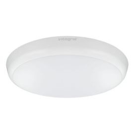 Integral LED ILBHC014 Slimline IP54 18W 4000K LED Ceiling/Wall Light with 10% Dimming Microwave Sensor image
