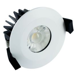 Integral LED ILDLFR70B003 White IP65 6W 440lm 4000K Static Fire Rated Dimmable Downlight