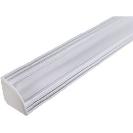 Integral LED ILPFC044 1m Corner Surface Mounted Aluminium Clear Profile for 12mm Strips image