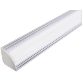 Integral LED ILPFC046 1m Corner Surface Mounted Aluminium Frosted Profile for 12mm Strips image