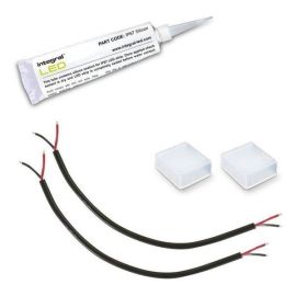 Integral LED ILSTAC020 Connector Kit with End Caps, Wires and Sealant for 10mm IP67 LED Strips