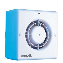 Manrose CF100T 100mm 4 Inch Centrifugal Fan, Backdraught Shutters And Electronic Timer image