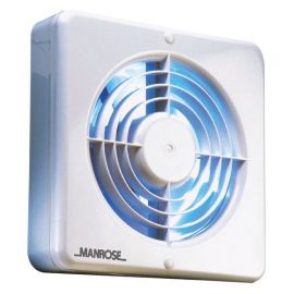 Manrose LXF150BPIR 150mm 6 Inch Energy Saving Wall And Ceiling Extractor Fan, PIR Control image