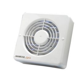 Manrose MG150ABP Extractor Fan 6 Inch Automatic Model Complete with Pullcord Switch image