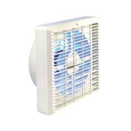 Manrose WF150AT 150mm 6 Inch Automatic Window Fan, Timer, Pullcord And Internal Shutters image