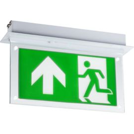 Knightsbridge EMLRECL IP20 2W 15lm 6000K Recessed LED Emergency Exit Sign image