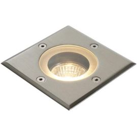 Saxby 52211 Pillar Stainless Steel IP65 50W GU10 Dimmable Square Walkover Ground Light