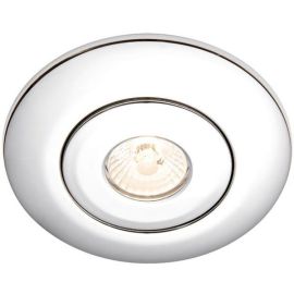 Saxby 70418 Converse Chrome IP20 50W GU10 Dimmable Recessed Downlight image