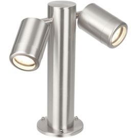 Saxby 70847 Atlantis Stainless Steel IP65 35W GU10 Dimmable LED Post