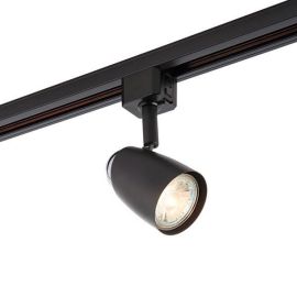 Saxby 71899 Monte Black IP20 6W GU10 Adjustable Dimmable Track Light