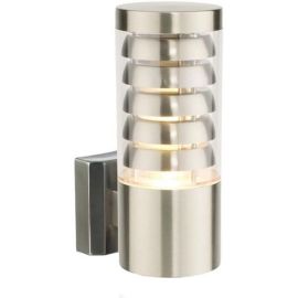 Saxby 13921 Tango Stainless Steel IP44 11W E27 Wall Light image