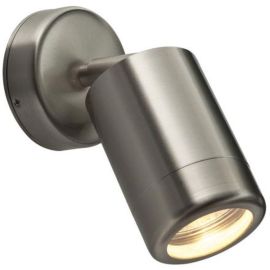 Saxby ST5010S Odyssey Stainless Steel IP65 35W GU10 Dimmable Wall Light image