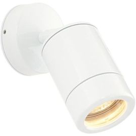 Saxby ST5010W Odyssey White IP65 35W GU10 Dimmable Wall Light image