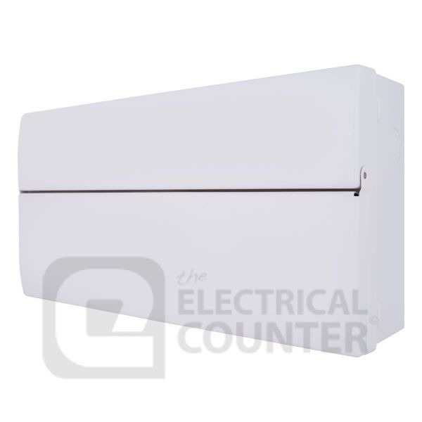 BG Fortress CFUSW17 17 Way IP2XC 1x100A Main Switch Unpopulated Main Switch Incomer Metal Consumer Unit