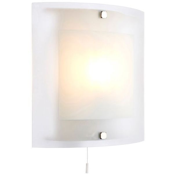 Endon Lighting 143-WB Blake IP20 60W E14 Clear & Frosted Glass Wall Light