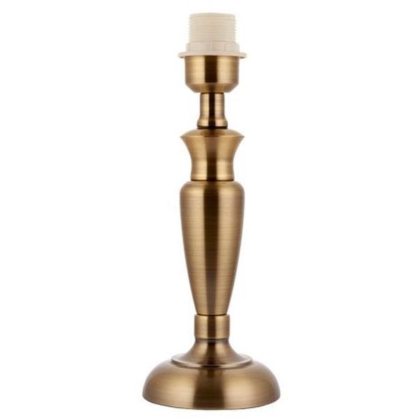 Endon Lighting OSLO-S-AN Oslo Antique Brass IP20 60W E27 310mm Table Lamp Base Only