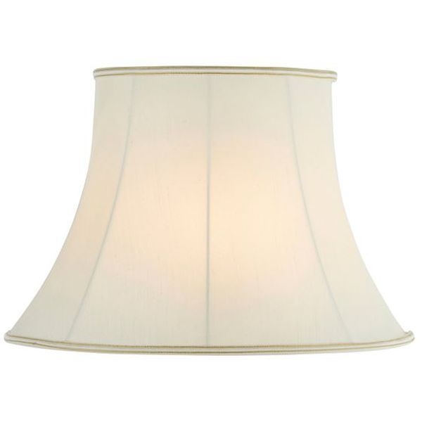 Endon Lighting CELIA-16 Celia Cream Faux Silk 16 Inch Lamp Shade