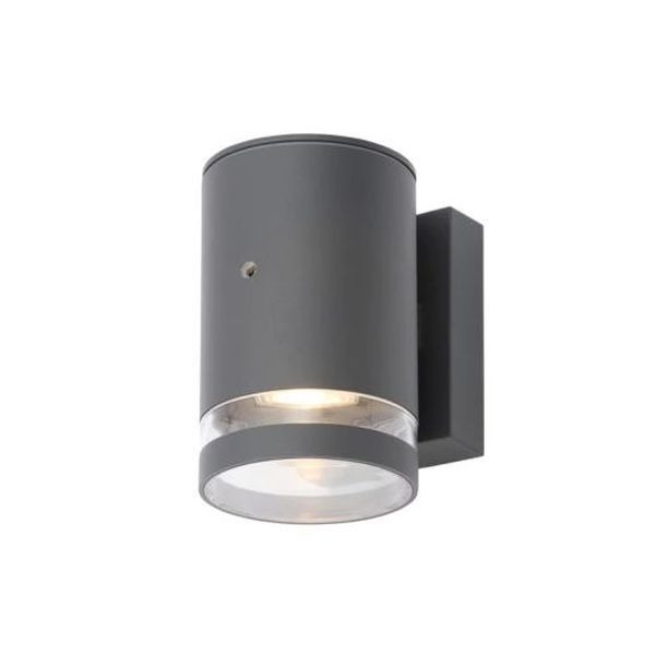 Forum ZN-34043-ANTH Anthracite 35W Max GU10 Photocell Down Wall Light