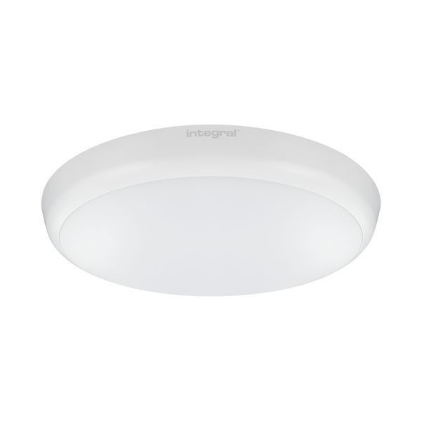 Integral LED ILBHC009 Slimline White IP54 12W 4000K Non-Dimmable Microwave Ceiling Light