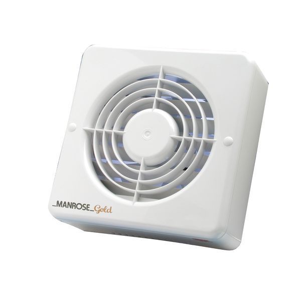 Manrose MG150BHP Extractor Fan 6 Inch Adjustable Humidity Control Complete with Pullcord