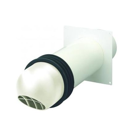 National Ventilation P2448WH Monsoon White 100mm High Rise Kit 117mm Cut Out