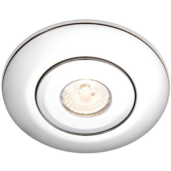 Saxby 70418 Converse Chrome IP20 50W GU10 Dimmable Recessed Downlight
