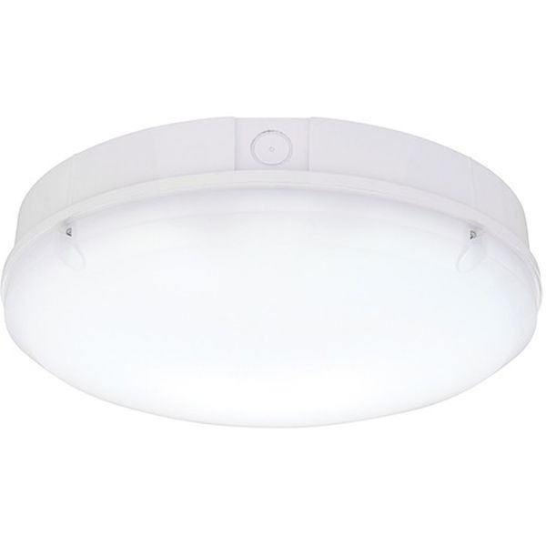 Saxby 77903 Forca CCT White IP65 18W 1600lm 3000-4000-6500K Step Dimmable Emergency Bulkhead